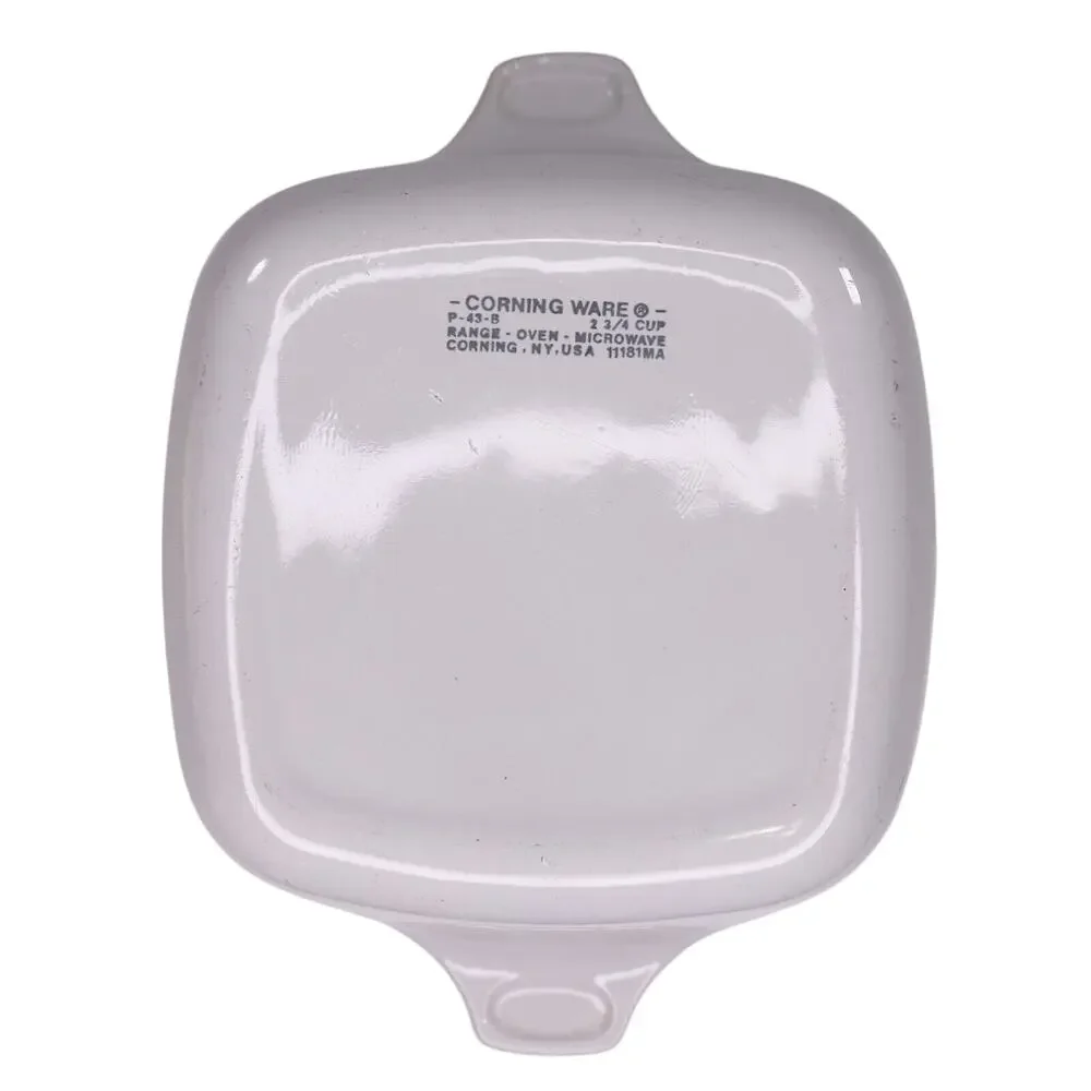 Corning Ware Blue Cornflower Petite Pan P-43-B Casserole Dish 2 3/4 Cup No Lid